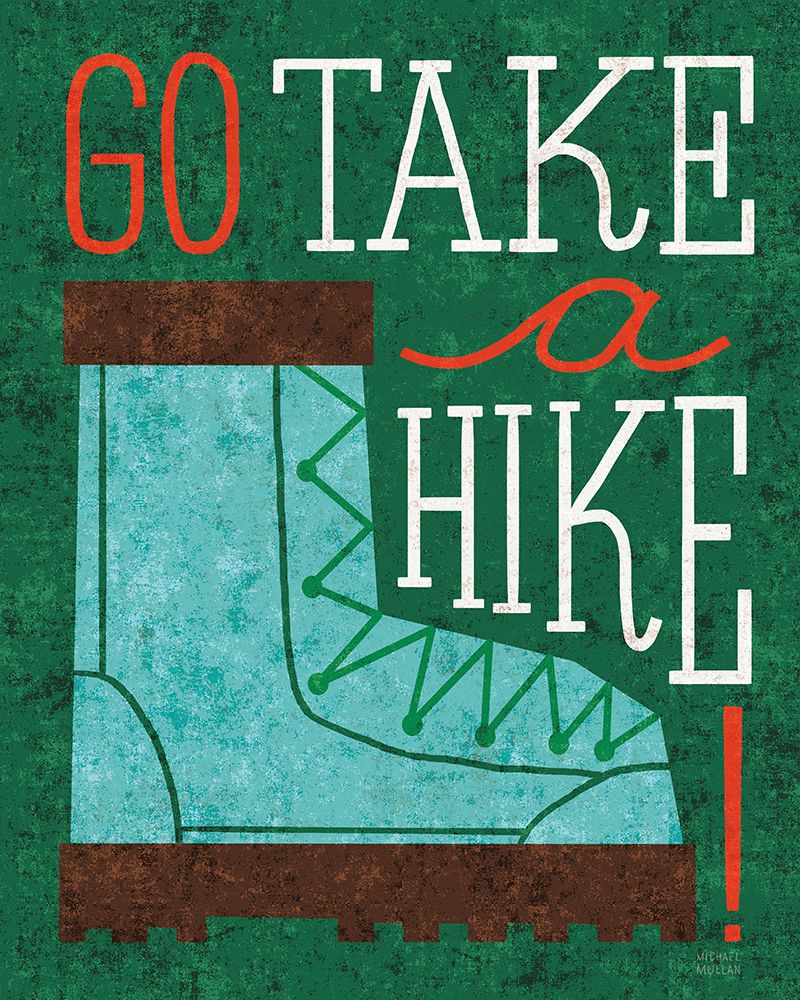 Happy Camper Hike art print by Michael Mullan for $57.95 CAD