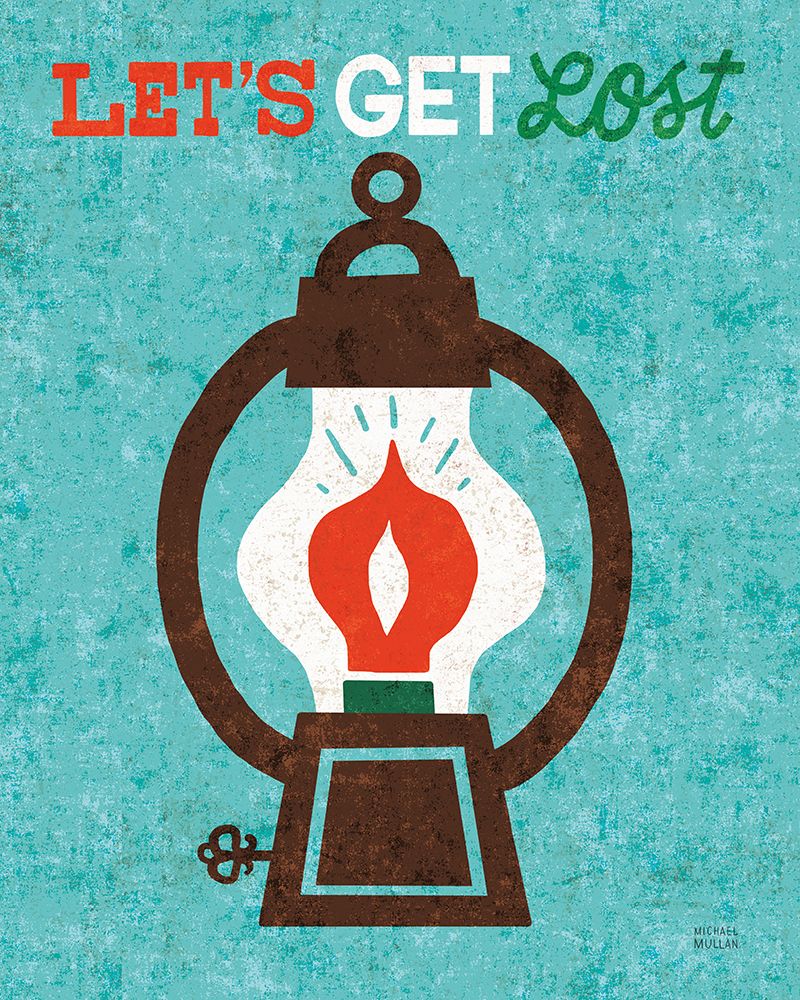Happy Camper Lantern art print by Michael Mullan for $57.95 CAD