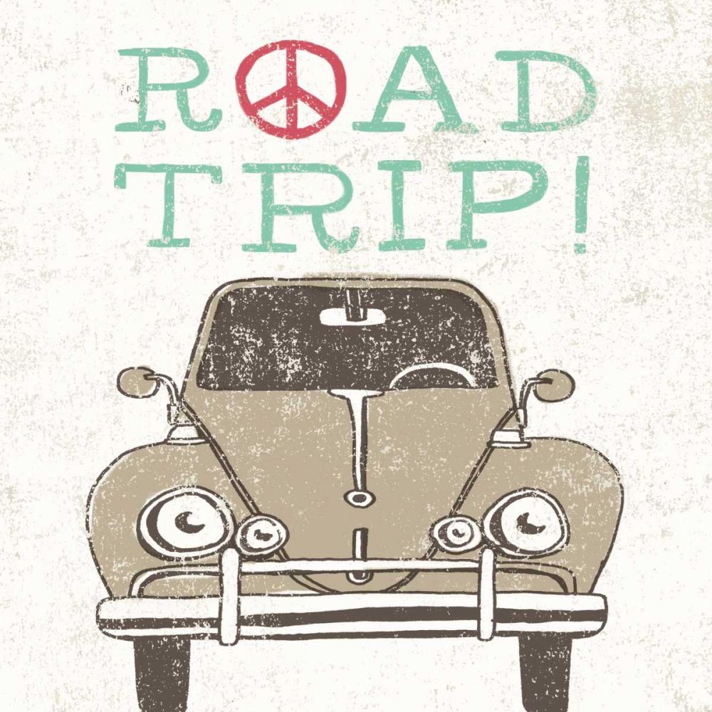 Road Trip Beetle art print by Oliver Towne for $57.95 CAD