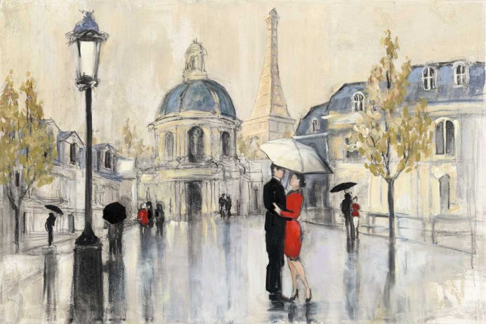Spring Rain Paris Eiffel art print by Julia Purinton for $57.95 CAD
