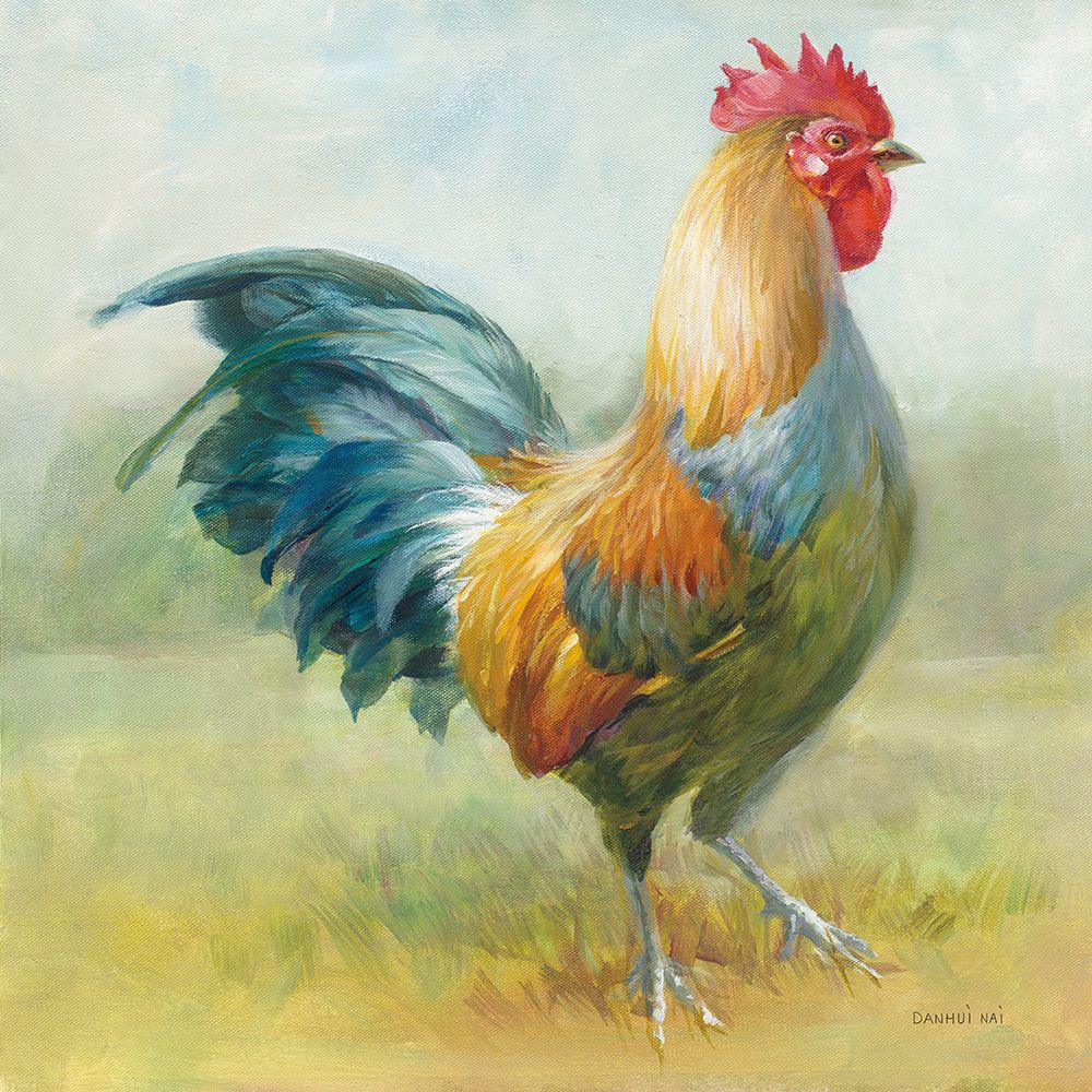 Noble Rooster III art print by Danhui Nai for $57.95 CAD