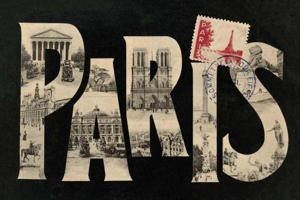 Postcard from Paris art print by Wild Apple Portfolio for $57.95 CAD