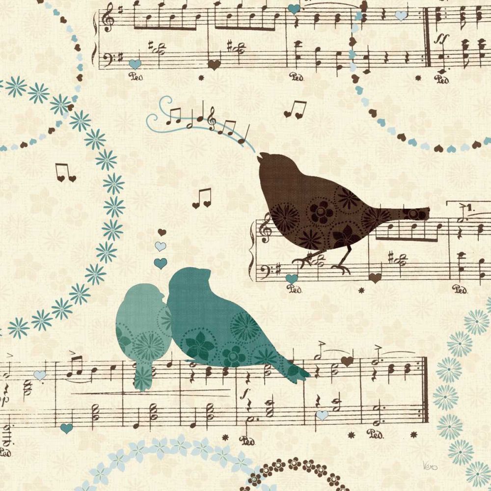 Song Birds II art print by Veronique Charron for $57.95 CAD