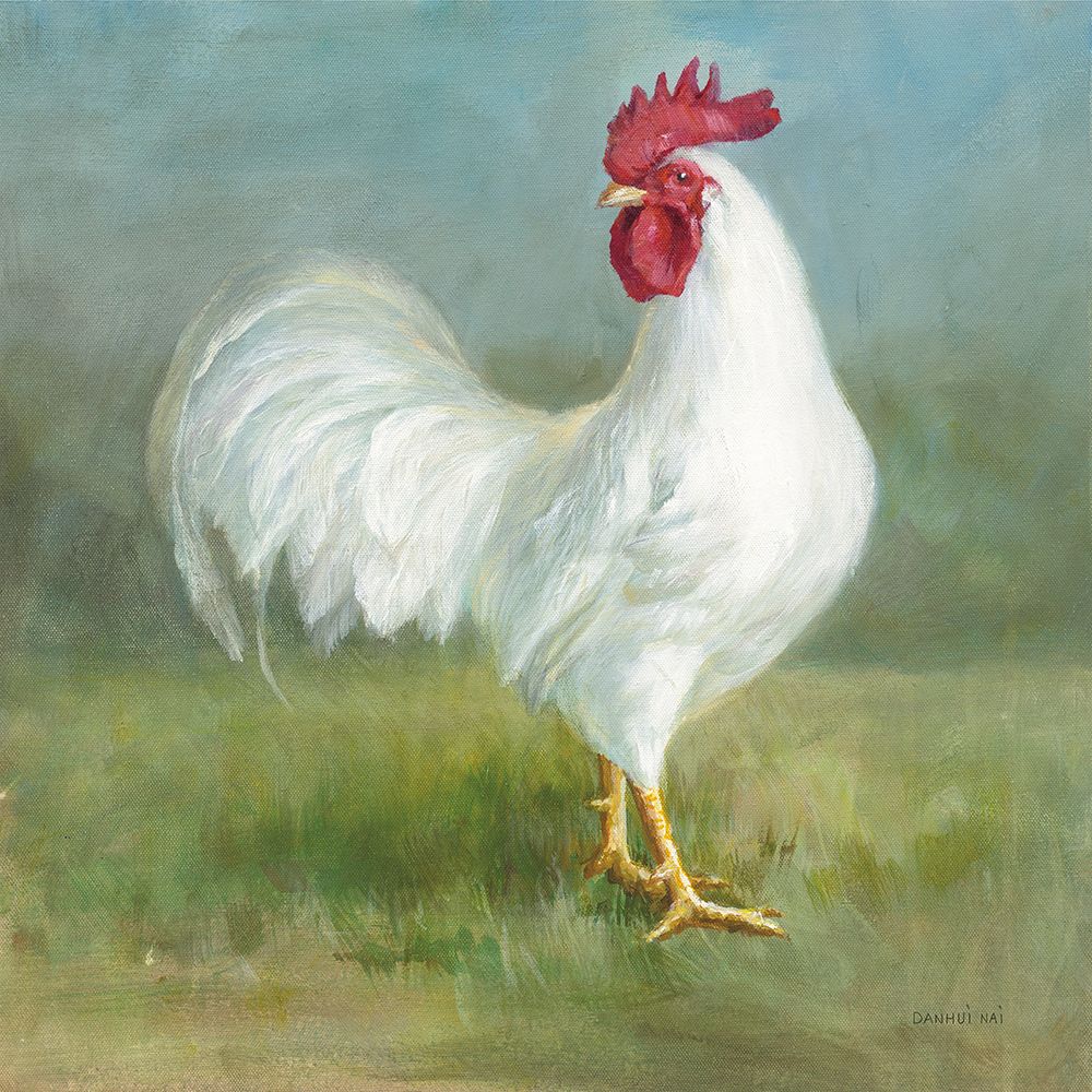 Noble Rooster I art print by Danhui Nai for $57.95 CAD