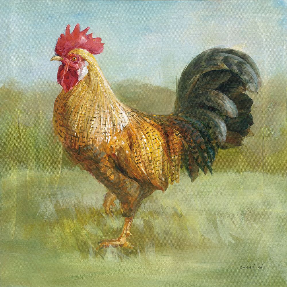 Noble Rooster II art print by Danhui Nai for $57.95 CAD