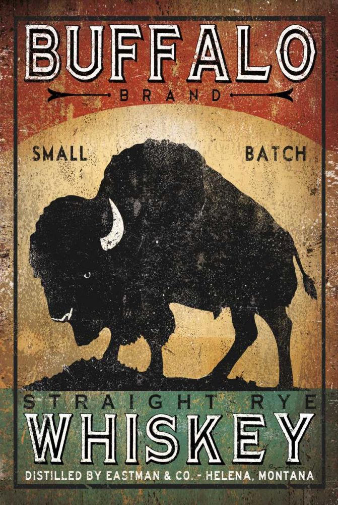 Buffalo Whiskey art print by Ryan Fowler for $57.95 CAD