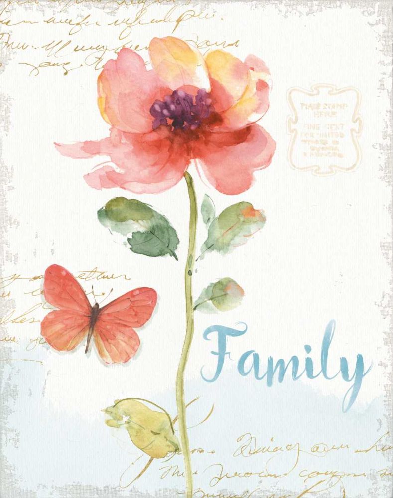 Rainbow Seeds Floral IX Family art print by Lisa Audit for $57.95 CAD