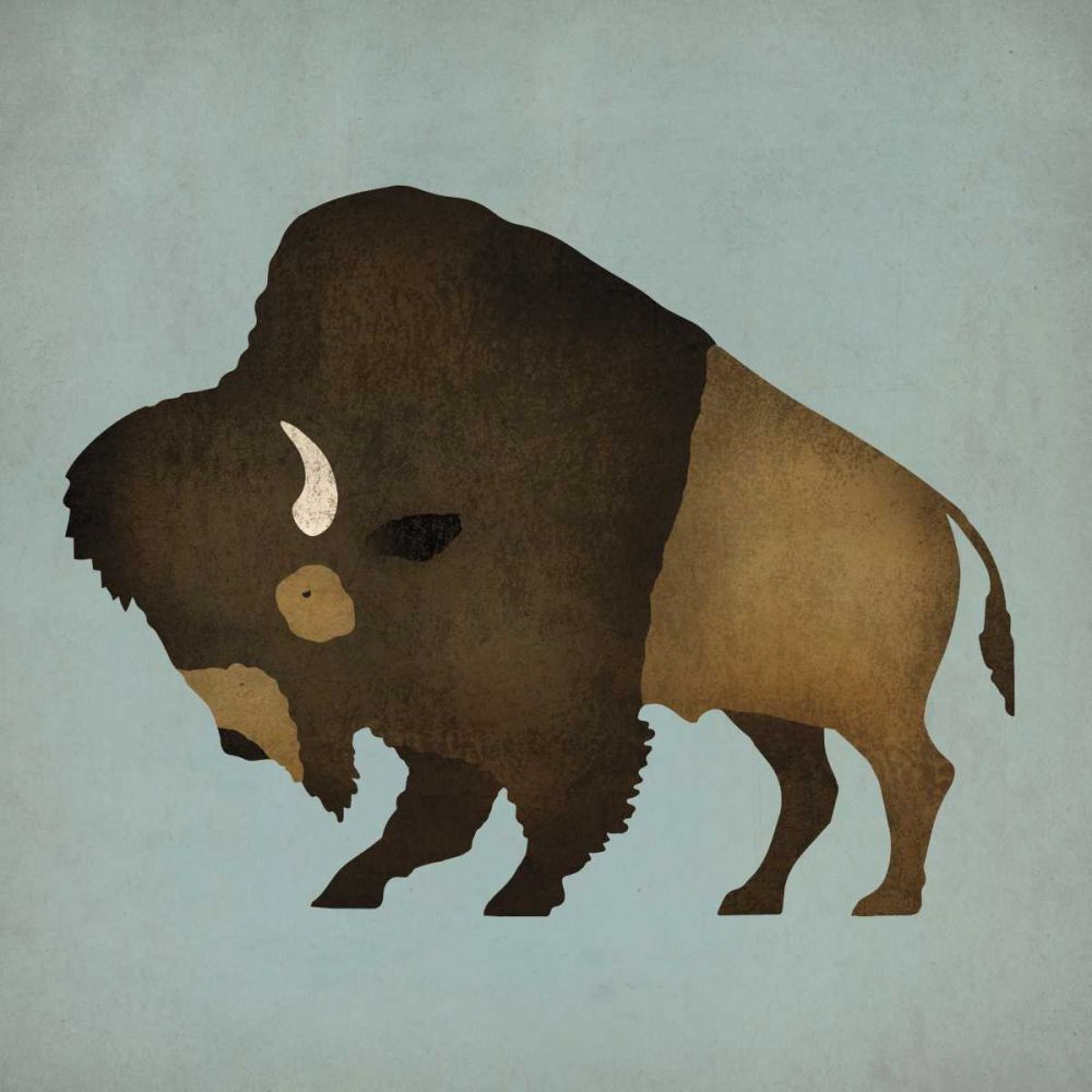 Buffalo Bison II art print by Ryan Fowler for $57.95 CAD