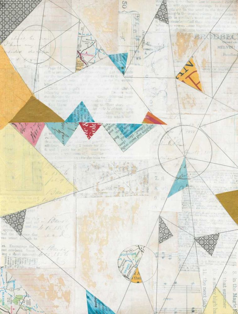 Map Collage art print by Courtney Prahl for $57.95 CAD