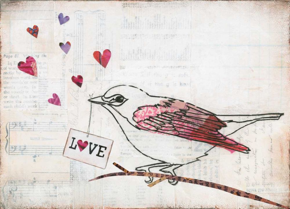 Love Birds II art print by Courtney Prahl for $57.95 CAD
