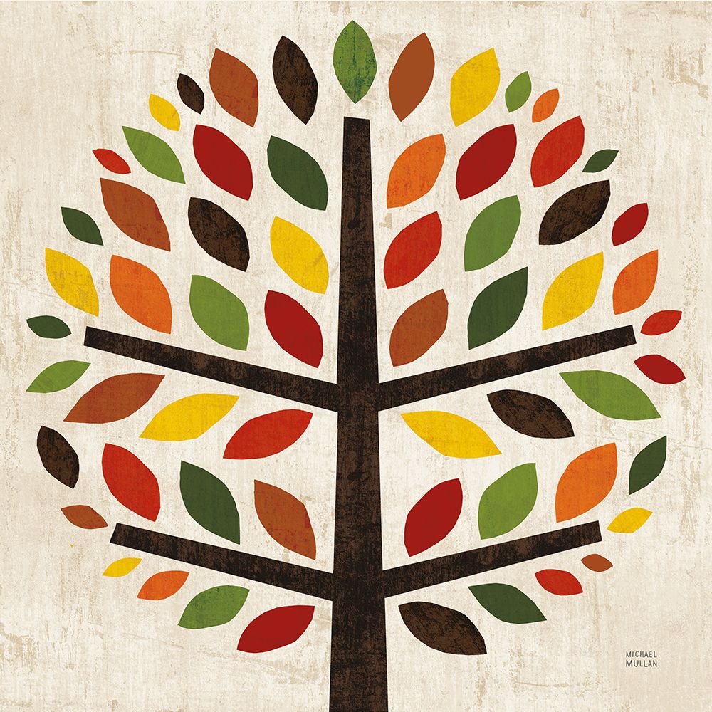 Family Tree Round art print by Michael Mullan for $57.95 CAD
