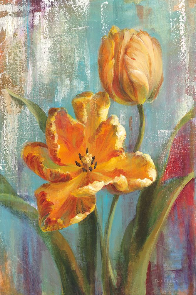 Parrot Tulips I art print by Danhui Nai for $57.95 CAD