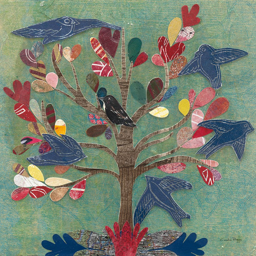 Birds in a Tree art print by Candra Boggs for $57.95 CAD