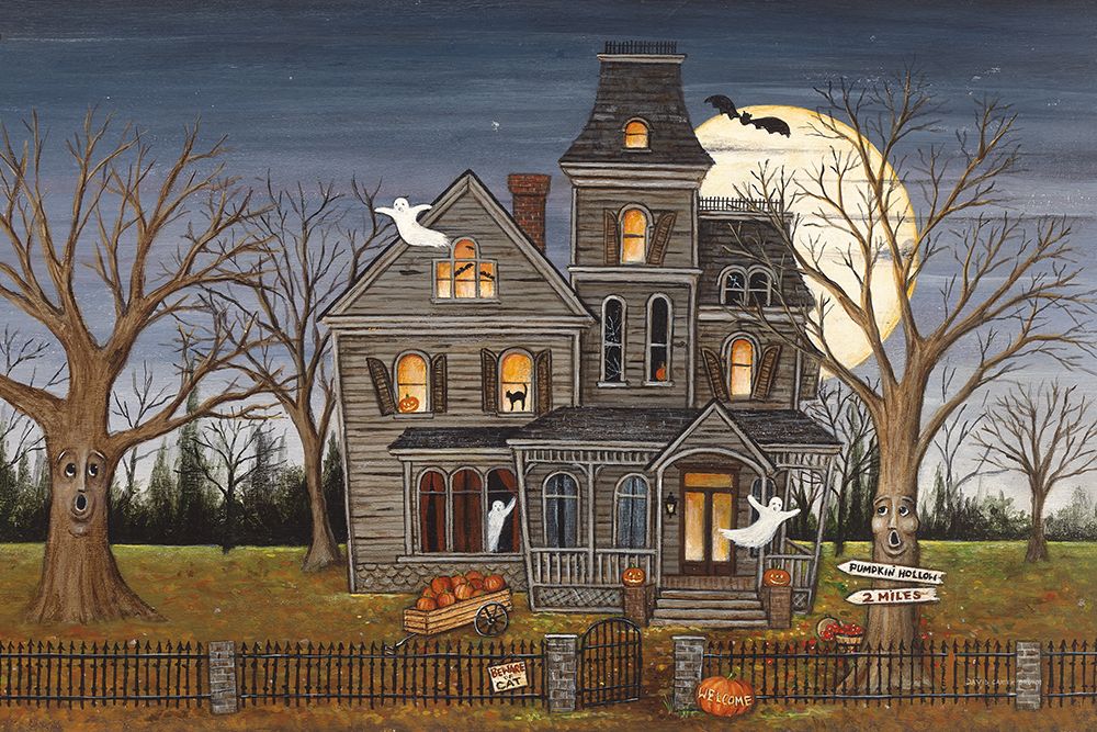 Haunted House art print by David Carter Brown for $57.95 CAD