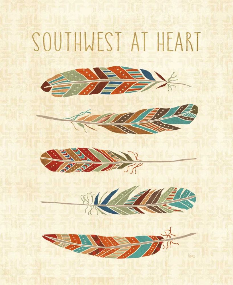 Southwest at Heart VI art print by Veronique Charron for $57.95 CAD