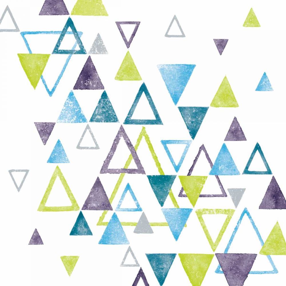 Triangle Tumble I art print by Moira Hershey for $57.95 CAD