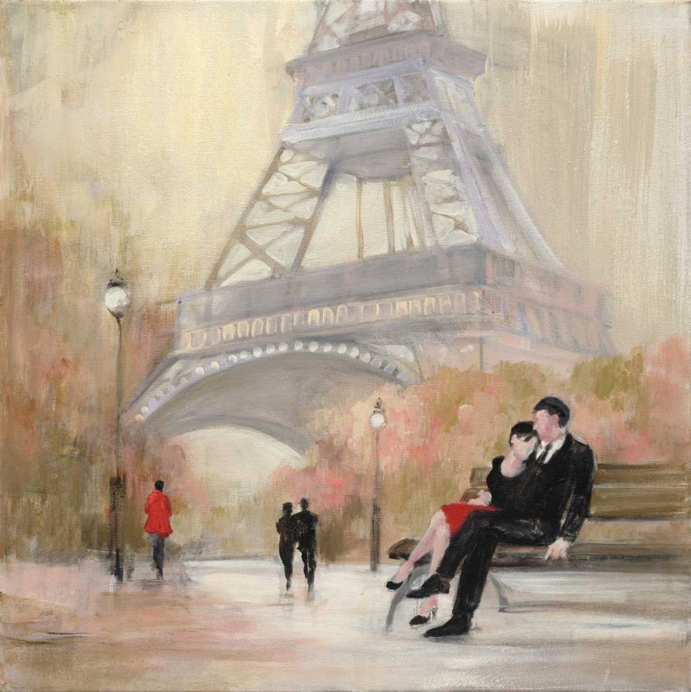 Romantic Paris I Red Jacket art print by Julia Purinton for $57.95 CAD