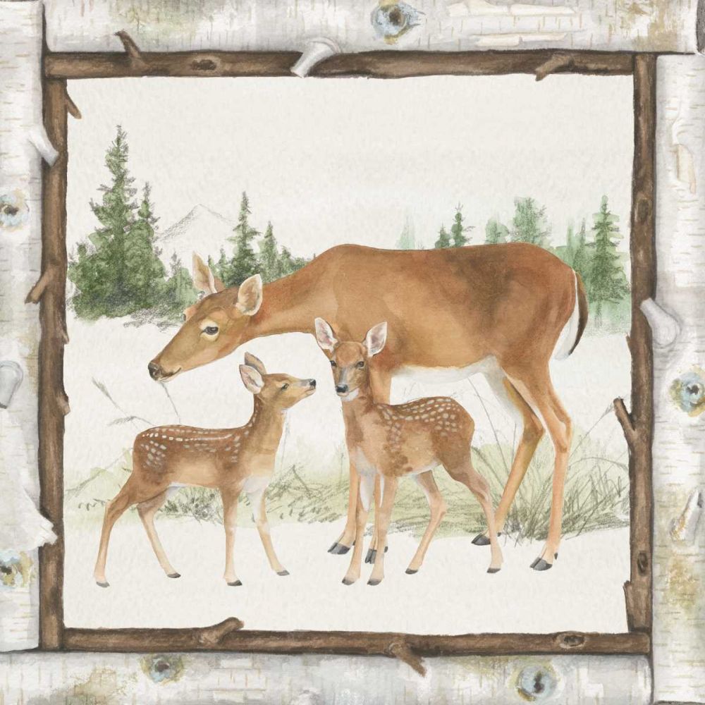 Family Cabin II art print by Beth Grove for $57.95 CAD