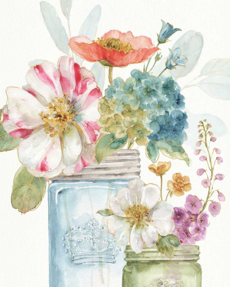 Rainbow Seeds Flowers IX art print by Lisa Audit for $57.95 CAD