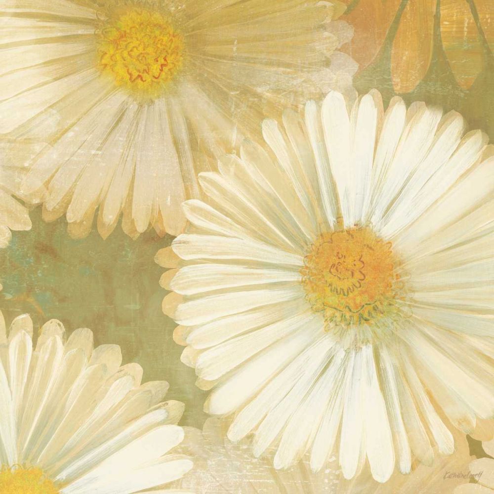 Daisy Story Square I art print by Kathrine Lovell for $57.95 CAD