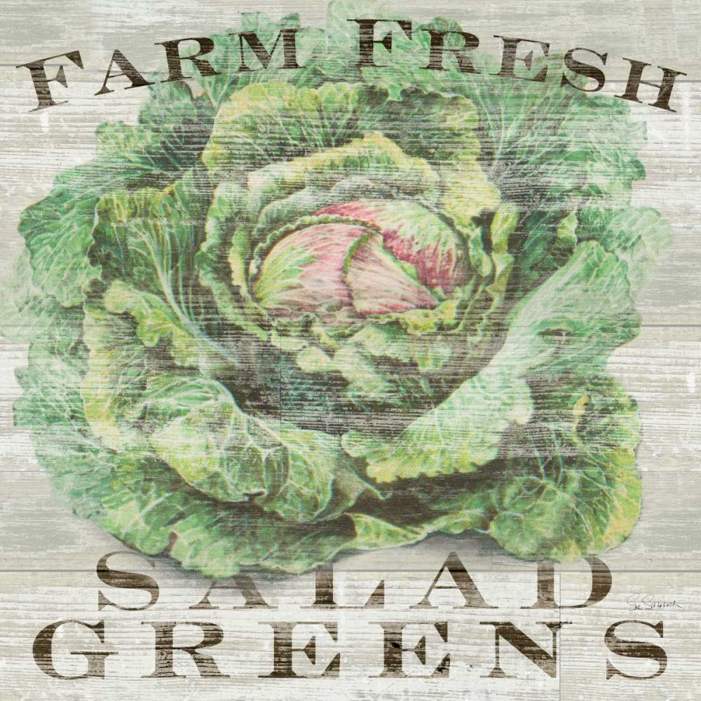 Farm Fresh Greens art print by Sue Schlabach for $57.95 CAD