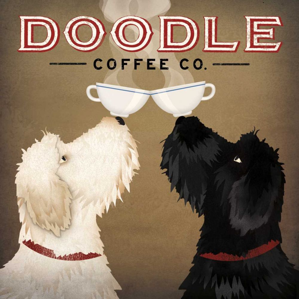 Doodle Coffee Double IV art print by Ryan Fowler for $57.95 CAD