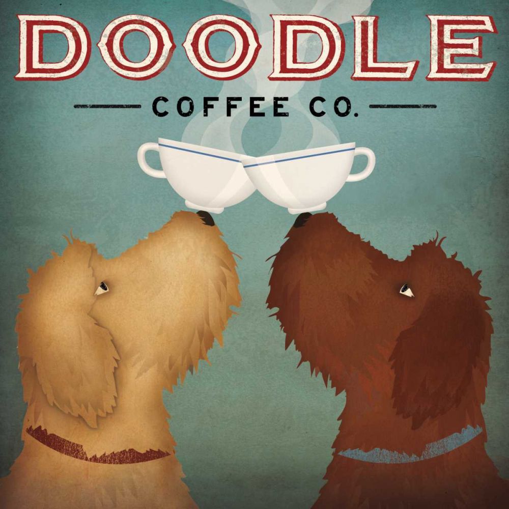Doodle Coffee Double I art print by Ryan Fowler for $57.95 CAD