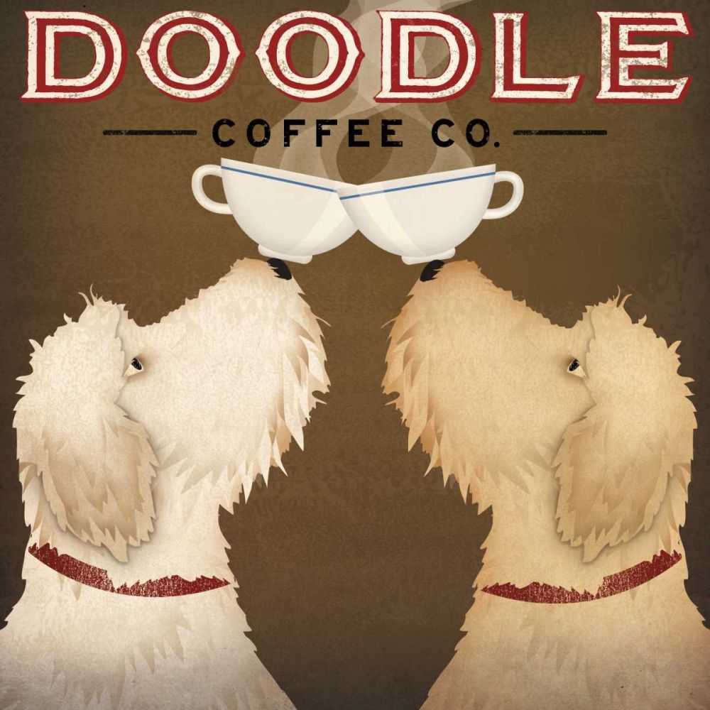 Doodle Coffee Double II art print by Ryan Fowler for $57.95 CAD