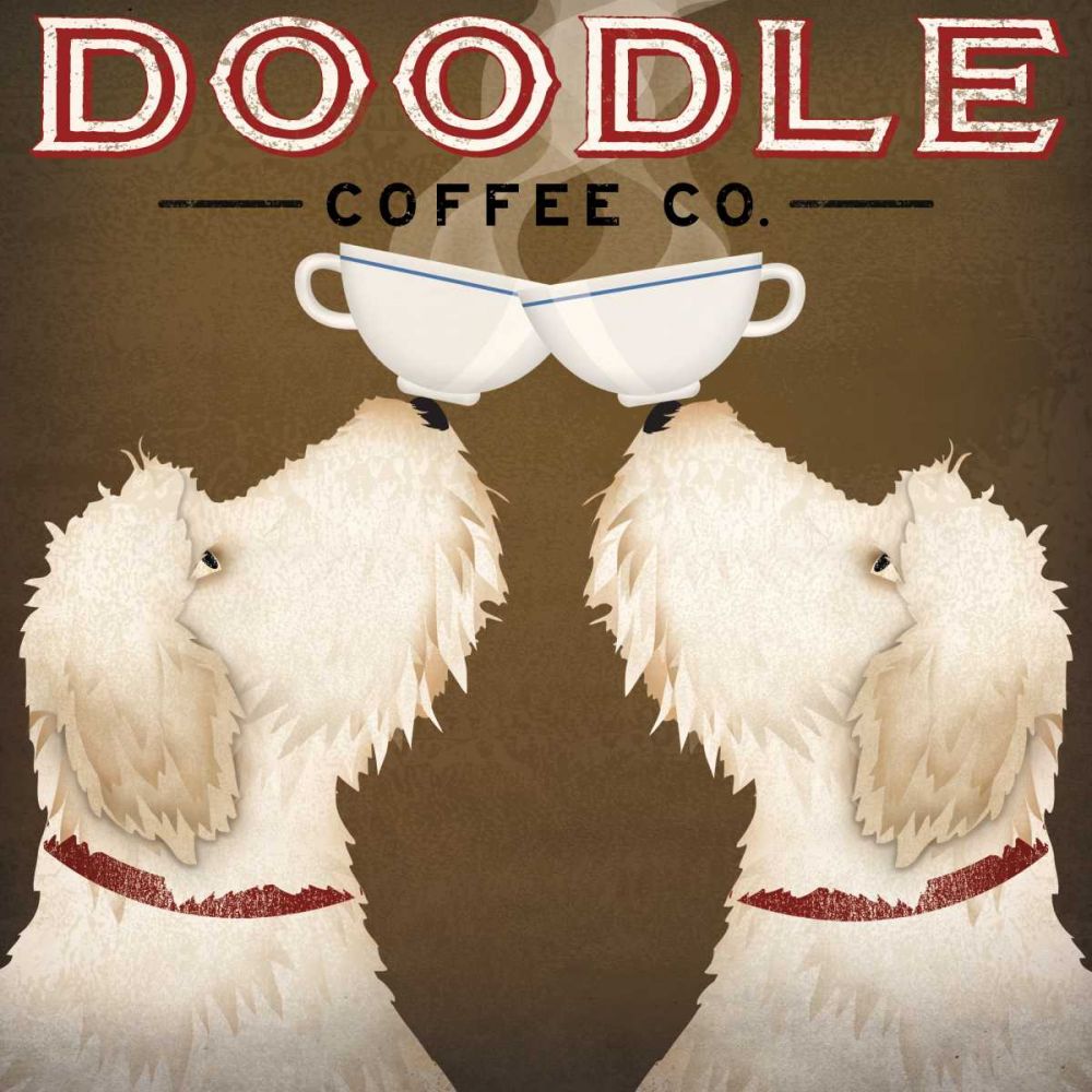 Doodle Coffee Double V art print by Ryan Fowler for $57.95 CAD