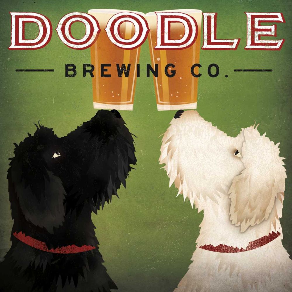 Doodle Beer Double III art print by Ryan Fowler for $57.95 CAD