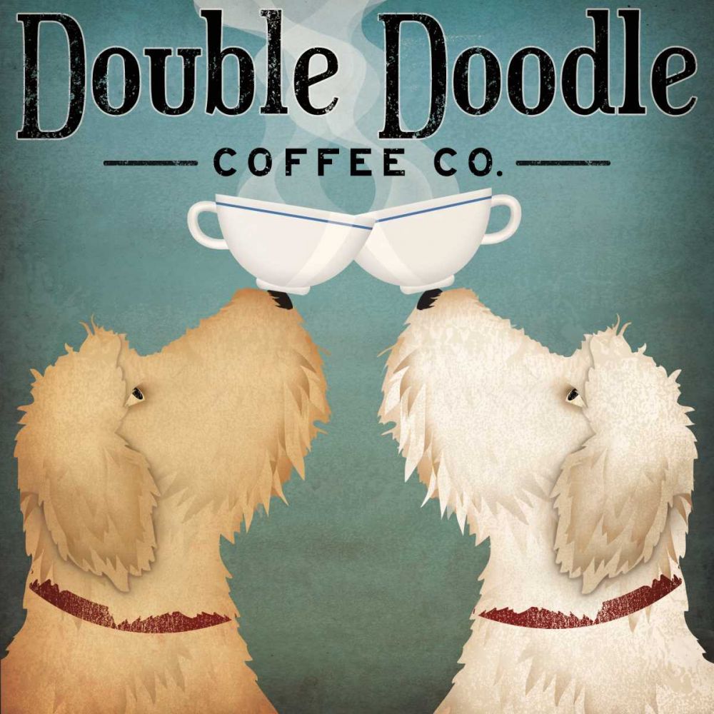 Doodle Coffee Double III art print by Ryan Fowler for $57.95 CAD
