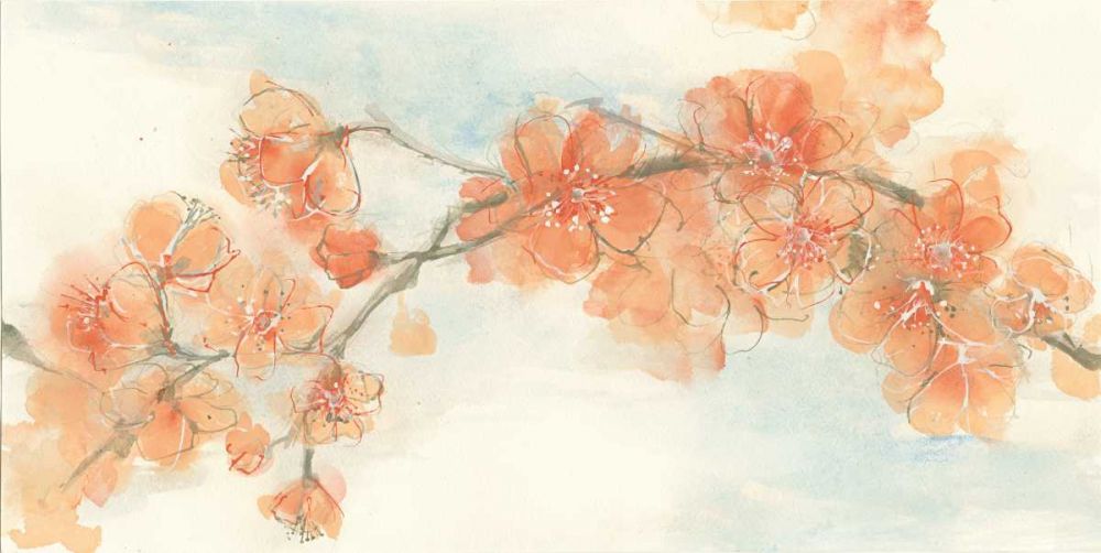 Peach Blossom II art print by Chris Paschke for $57.95 CAD