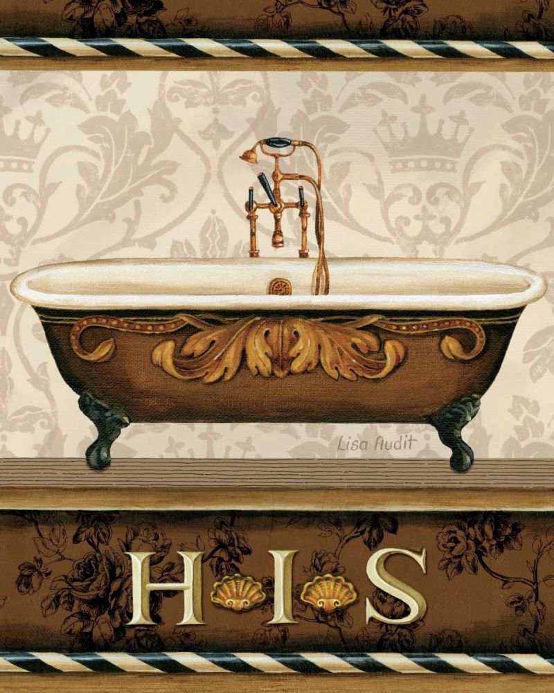 Bourgoisie Bath I art print by Lisa Audit for $57.95 CAD