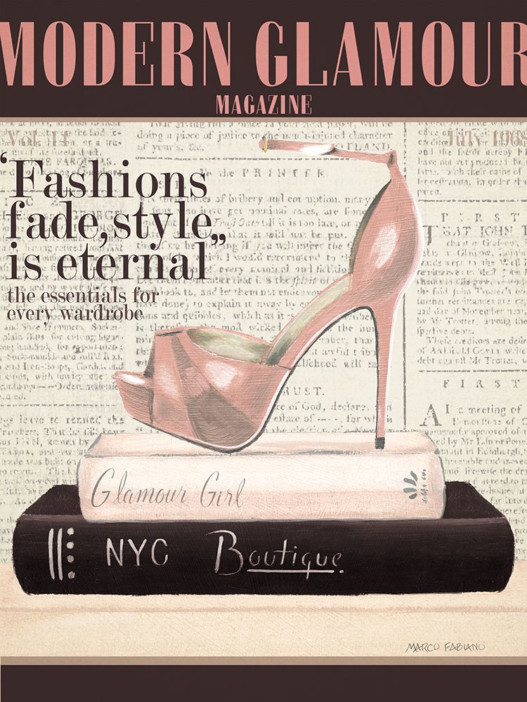 Fashion Magazine IV Cover art print by Marco Fabiano for $57.95 CAD