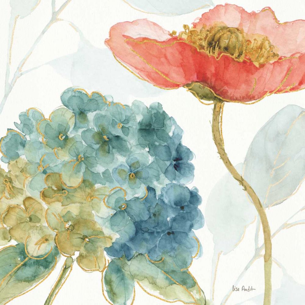 Rainbow Seeds Flowers IV art print by Lisa Audit for $57.95 CAD