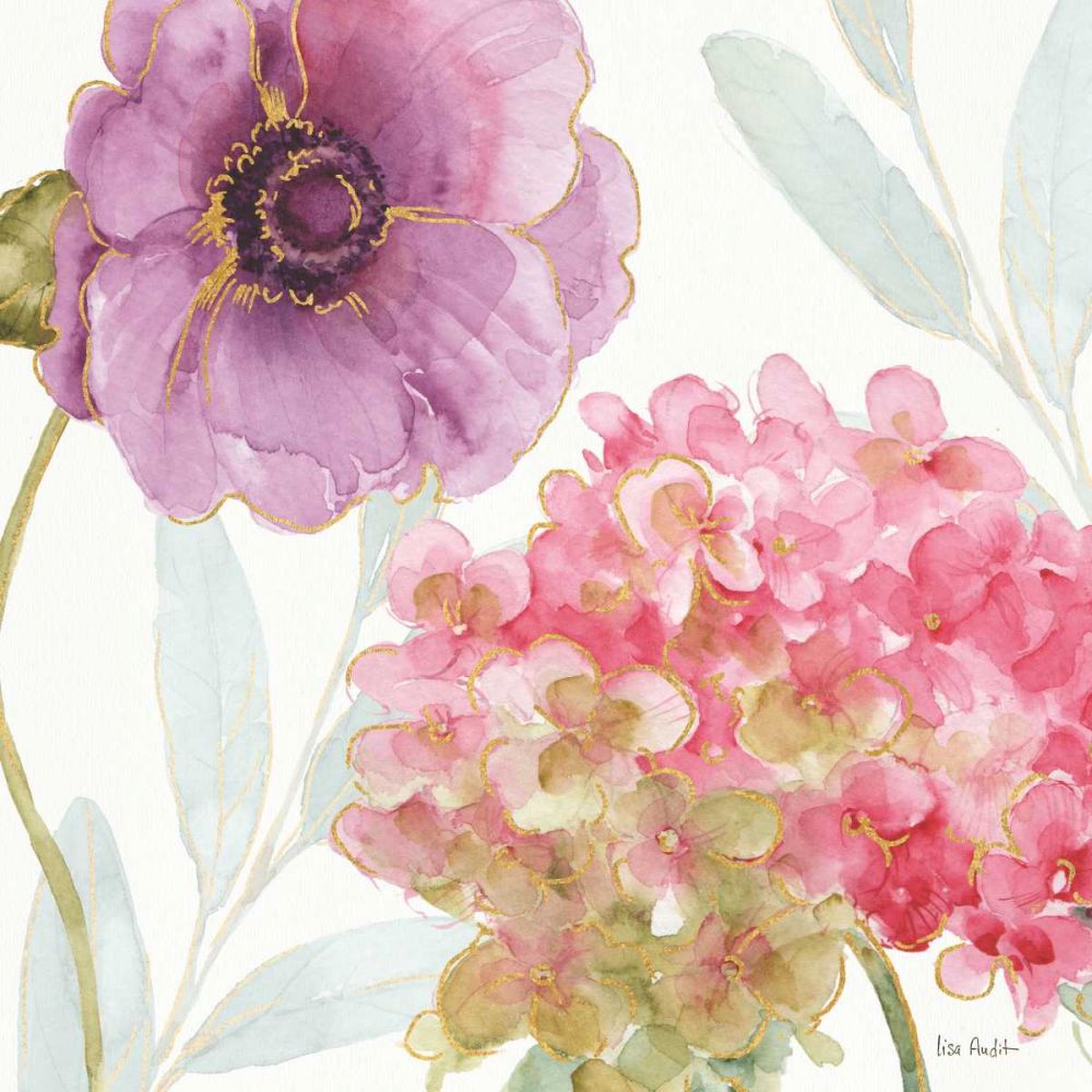 Rainbow Seeds Flowers V art print by Lisa Audit for $57.95 CAD