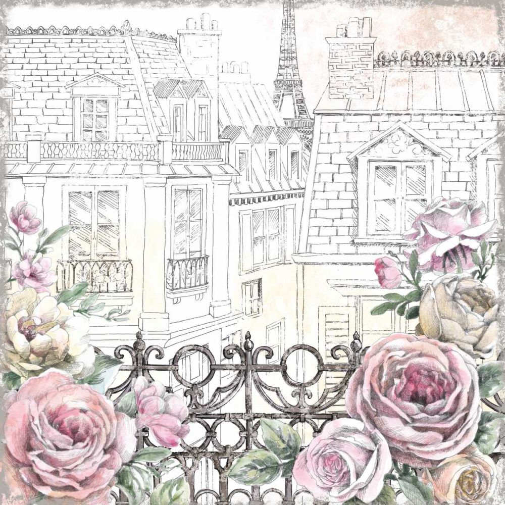 Paris Roses II art print by Beth Grove for $57.95 CAD