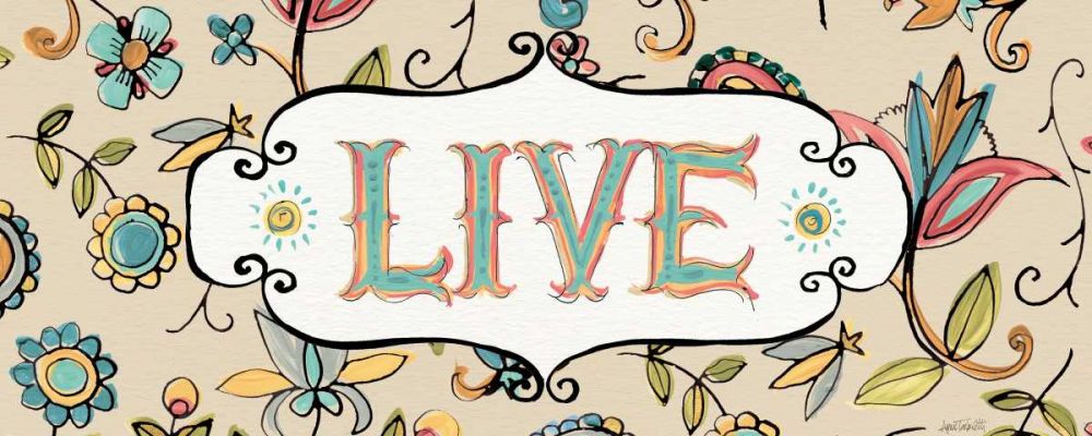 Peace and Paisley III art print by Anne Tavoletti for $57.95 CAD