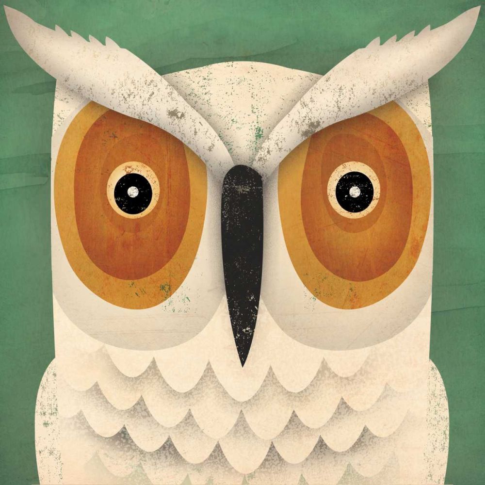 White Owl art print by Ryan Fowler for $57.95 CAD