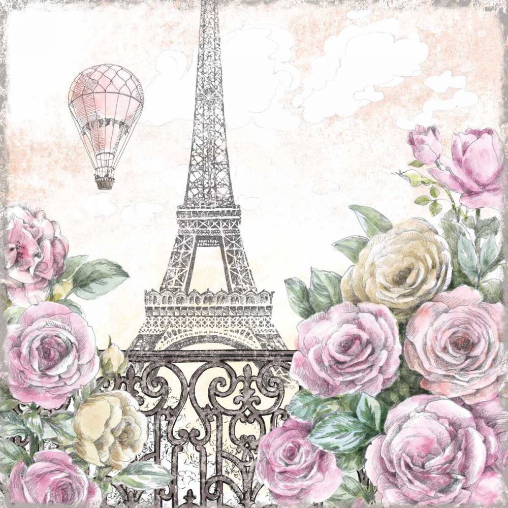 Paris Roses VI art print by Beth Grove for $57.95 CAD