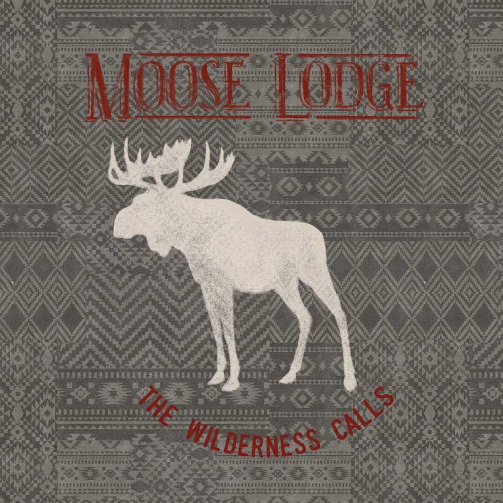 Soft Lodge IV Dark with Red art print by Janelle Penner for $57.95 CAD