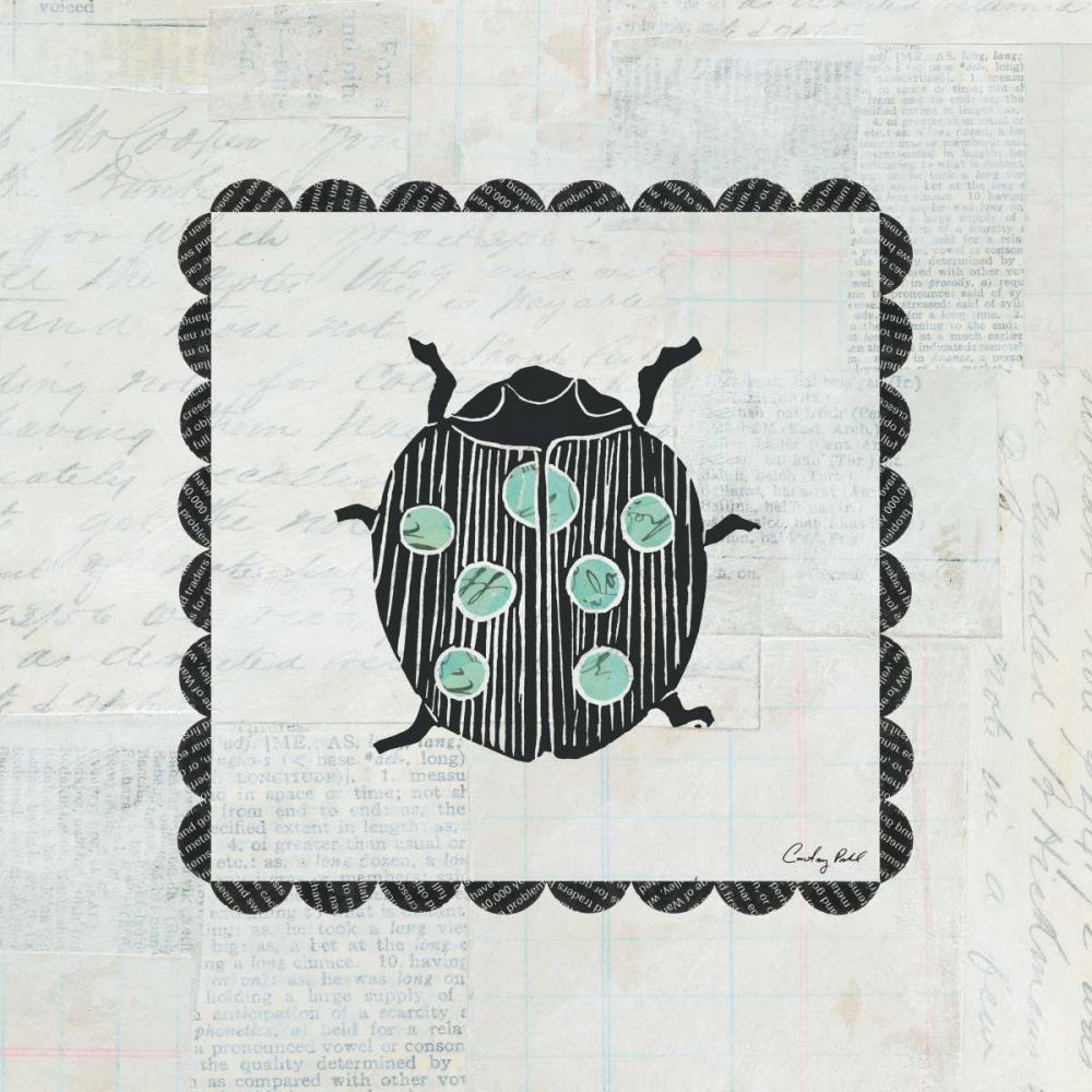 Ladybug Stamp art print by Courtney Prahl for $57.95 CAD