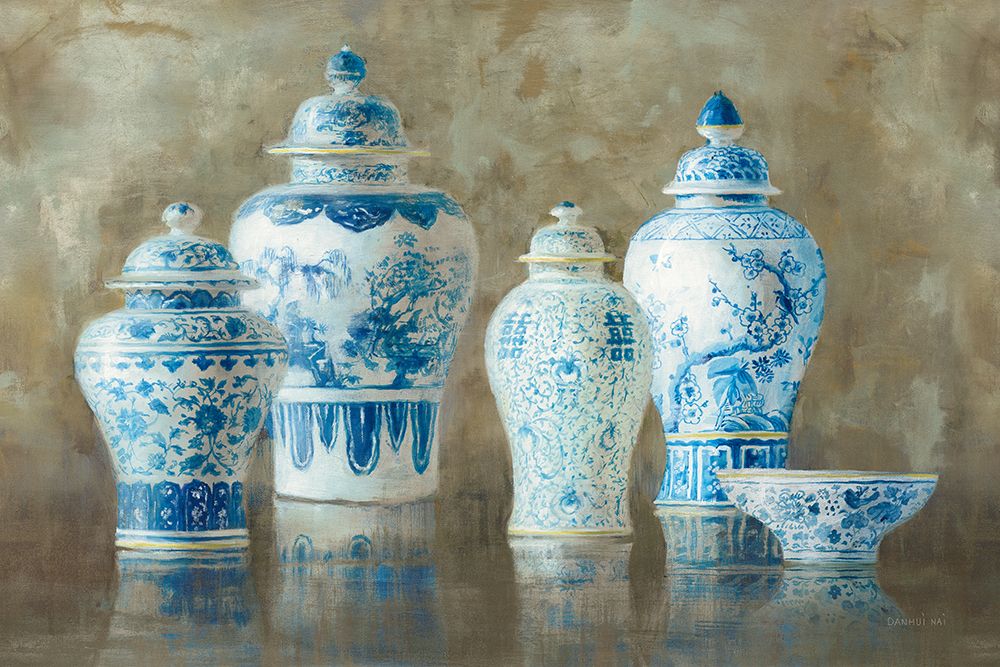 Ginger Jar Still Life Neutral art print by Danhui Nai for $57.95 CAD