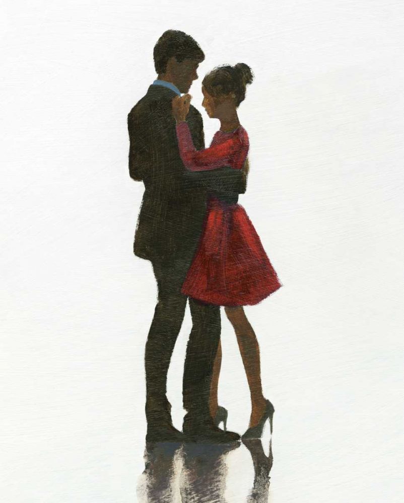 The Embrace II Red Dress art print by Marco Fabiano for $57.95 CAD