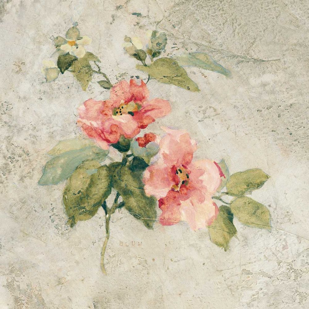 Provence Rose I Red and Neutral art print by Cheri Blum for $57.95 CAD
