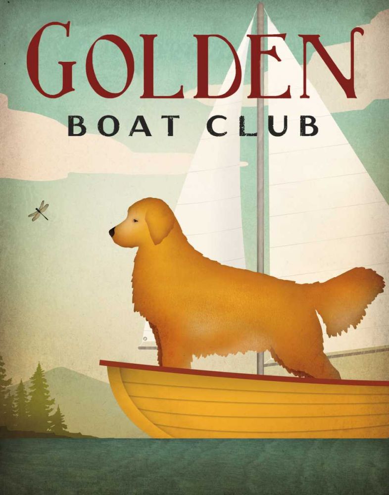 Golden Sail art print by Ryan Fowler for $57.95 CAD