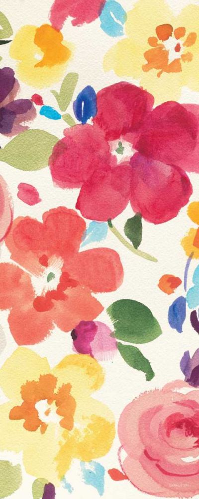 Popping Florals III art print by Danhui Nai for $57.95 CAD