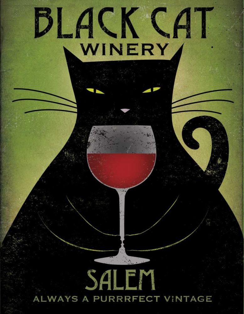 Black Cat Winery Salem art print by Ryan Fowler for $57.95 CAD