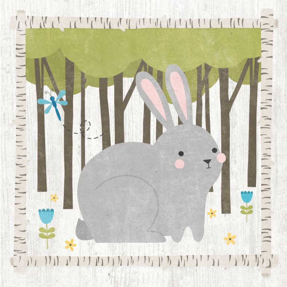 Woodland Hideaway Bunny art print by Moira Hershey for $57.95 CAD