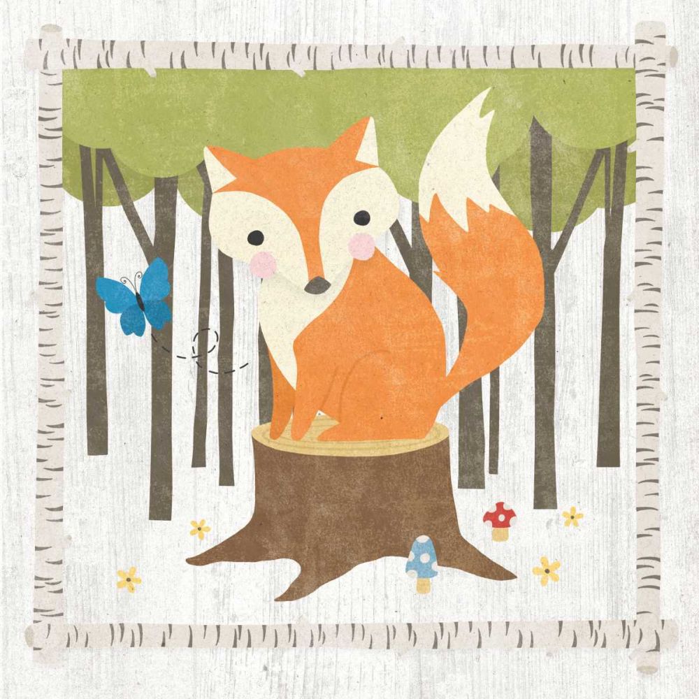 Woodland Hideaway Fox art print by Moira Hershey for $57.95 CAD